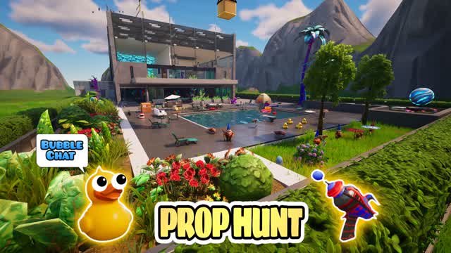 ESCONDITE EN EL FORTNITE / CACHE CACHE