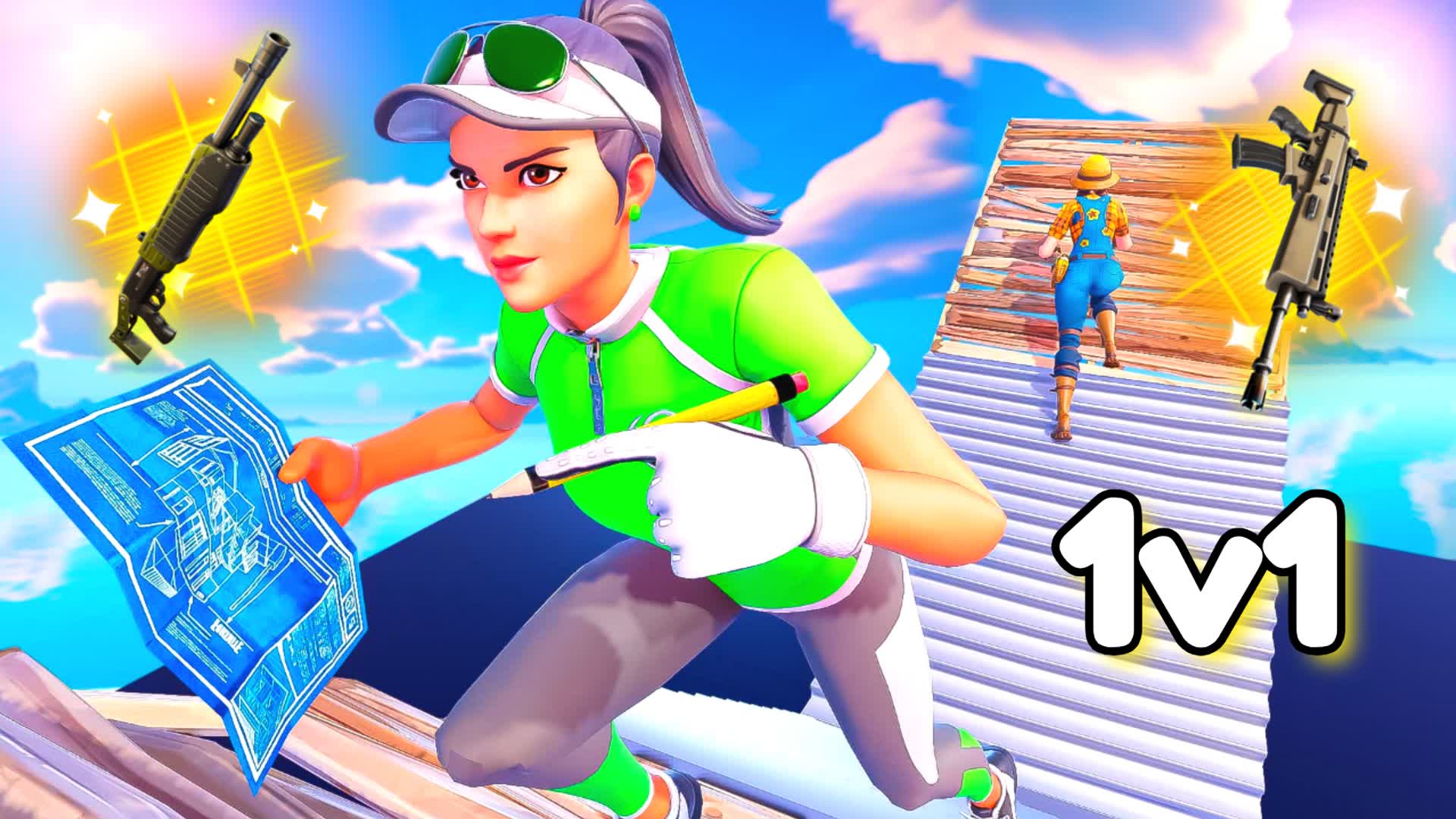 1v1 Build Fights 📝🔥