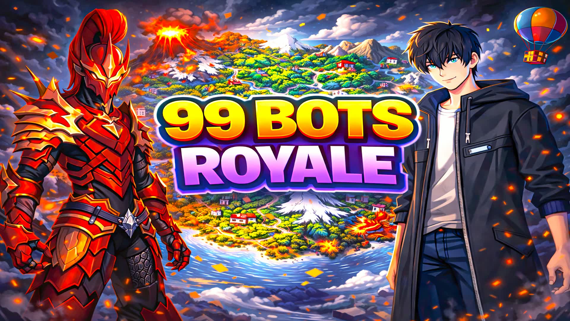 VALENTINE 99 BOTS ⭐ ALL CARS 1V1 FFA 9278-9793-3850 by ryxb