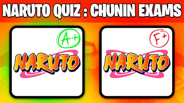 Capture 1 – Naruto Quiz : Chunin Exams