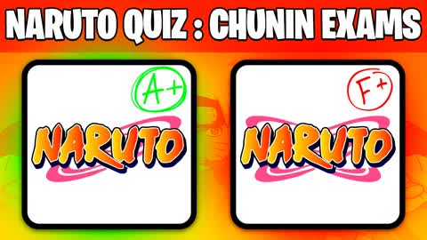 Naruto Quiz : Chunin Exams