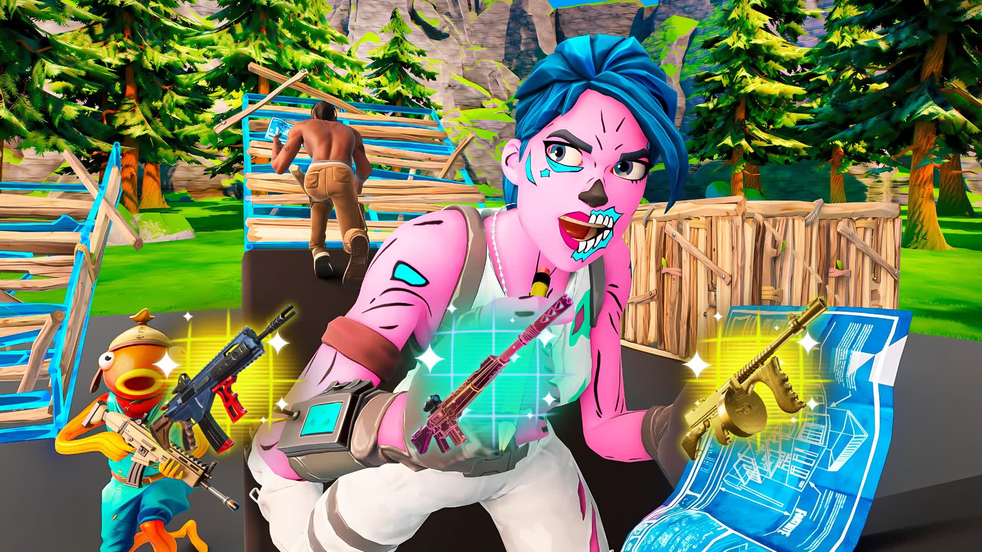1v1 Build Fights – All Guns