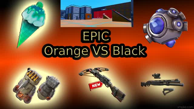 🌴EPIC Orange🍊 VS Black 🐺!