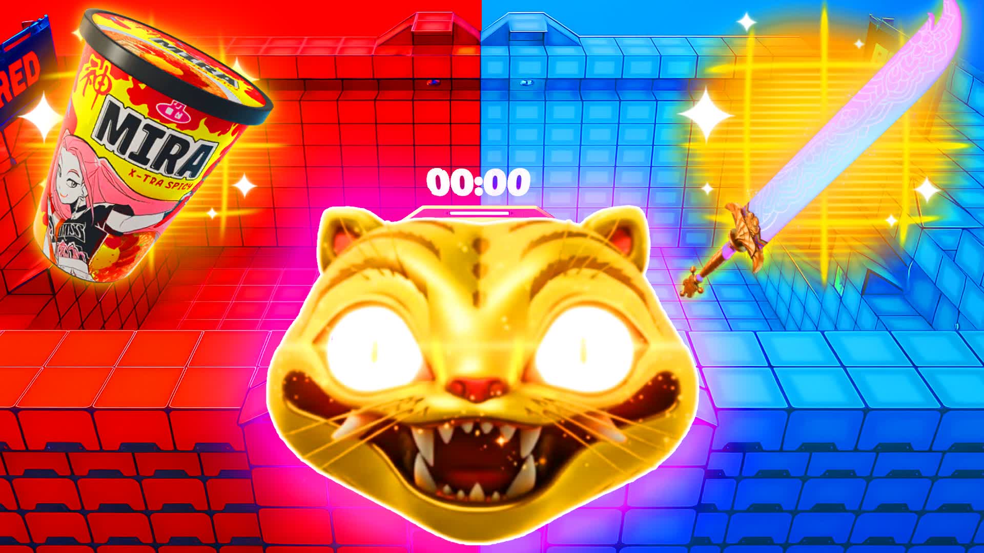 CRAZY RED VS BLUE🔴🔵REAPERBYTE!