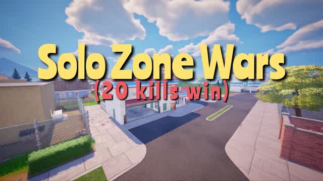 Solo Zone Wars (20 KILLS WIN)