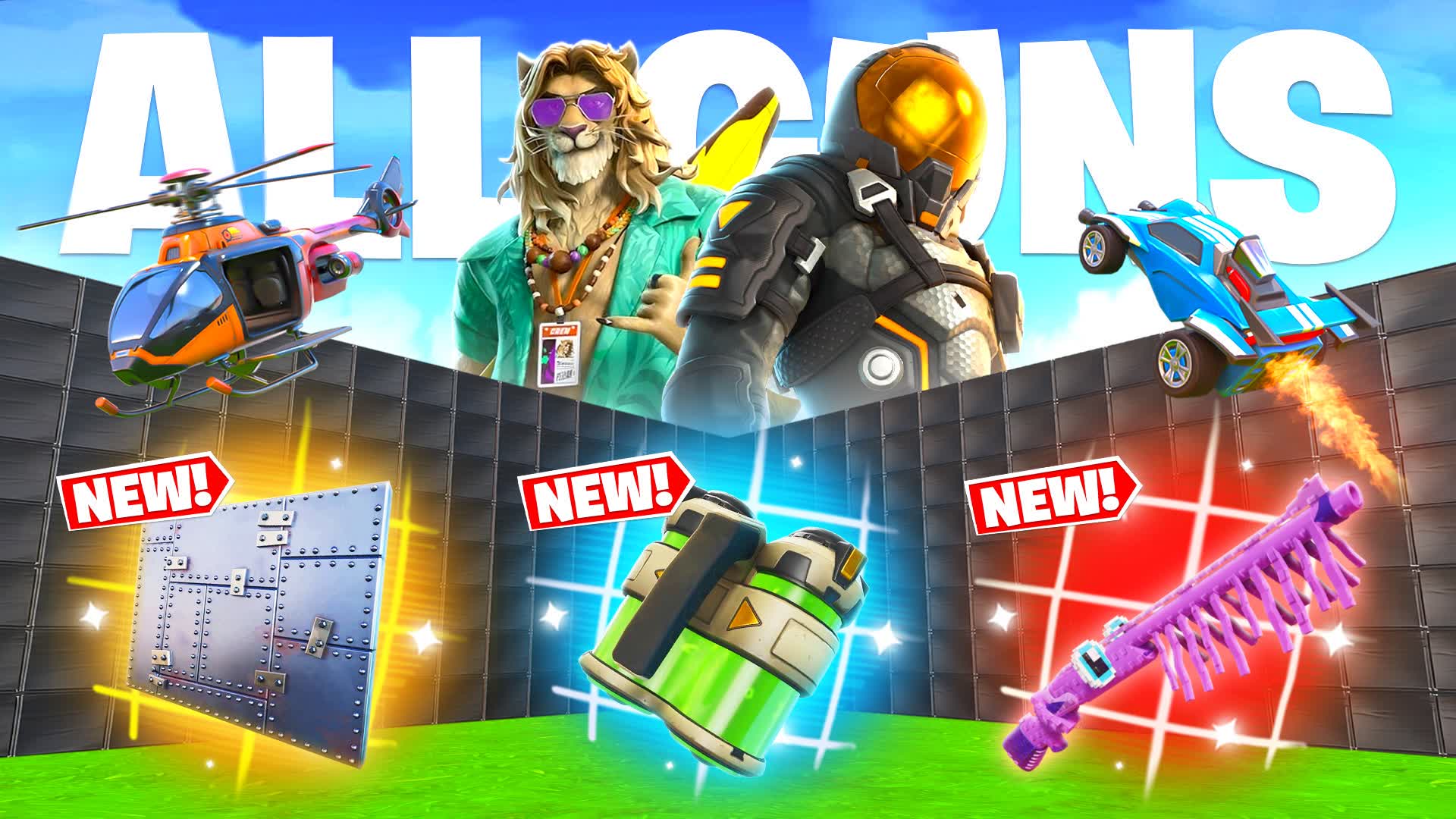 KUBX MEGA 1V1 ALL GUNS & VEHICLES KUBX