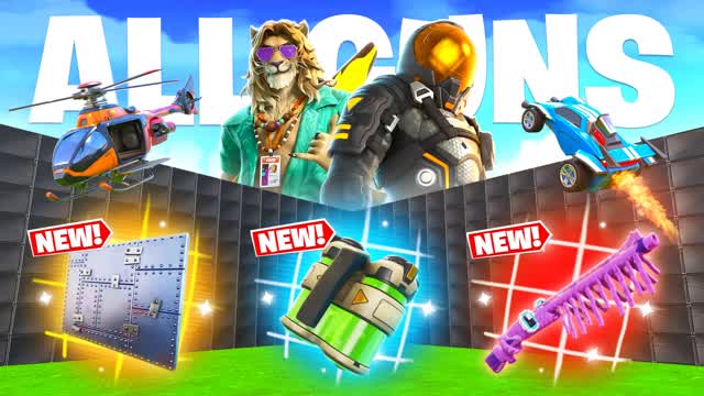 KUBX MEGA 1V1 ALL GUNS & VEHICLES KUBX