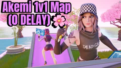 akemi 1v1 map (0 DELAY) 🌸