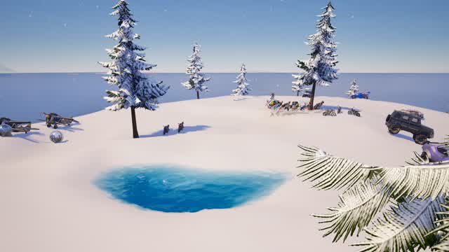 Snow Vehicle Mountain