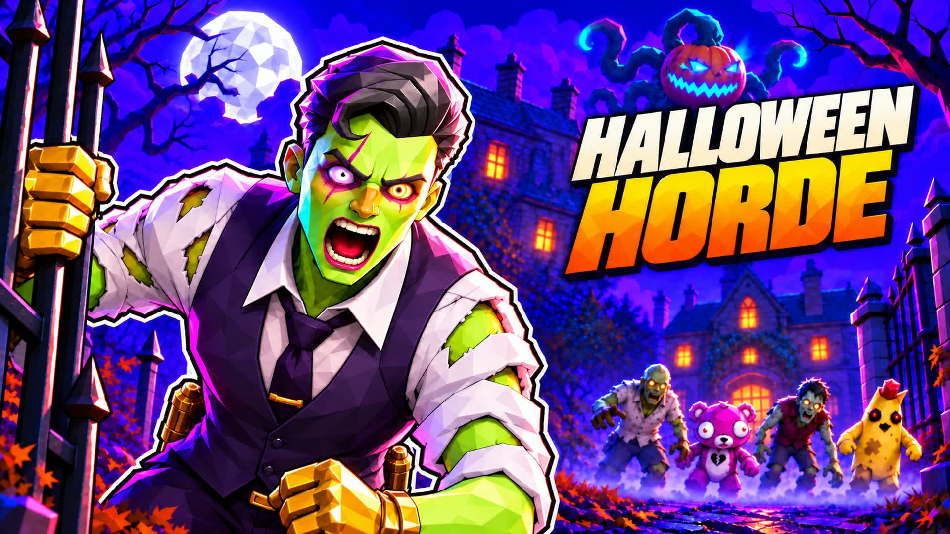 HALLOWEEN HORDE: ZOMBIE SURVIVAL🧟🎃 - Fortnite island 0320-5902-9607 by Jusepepromax