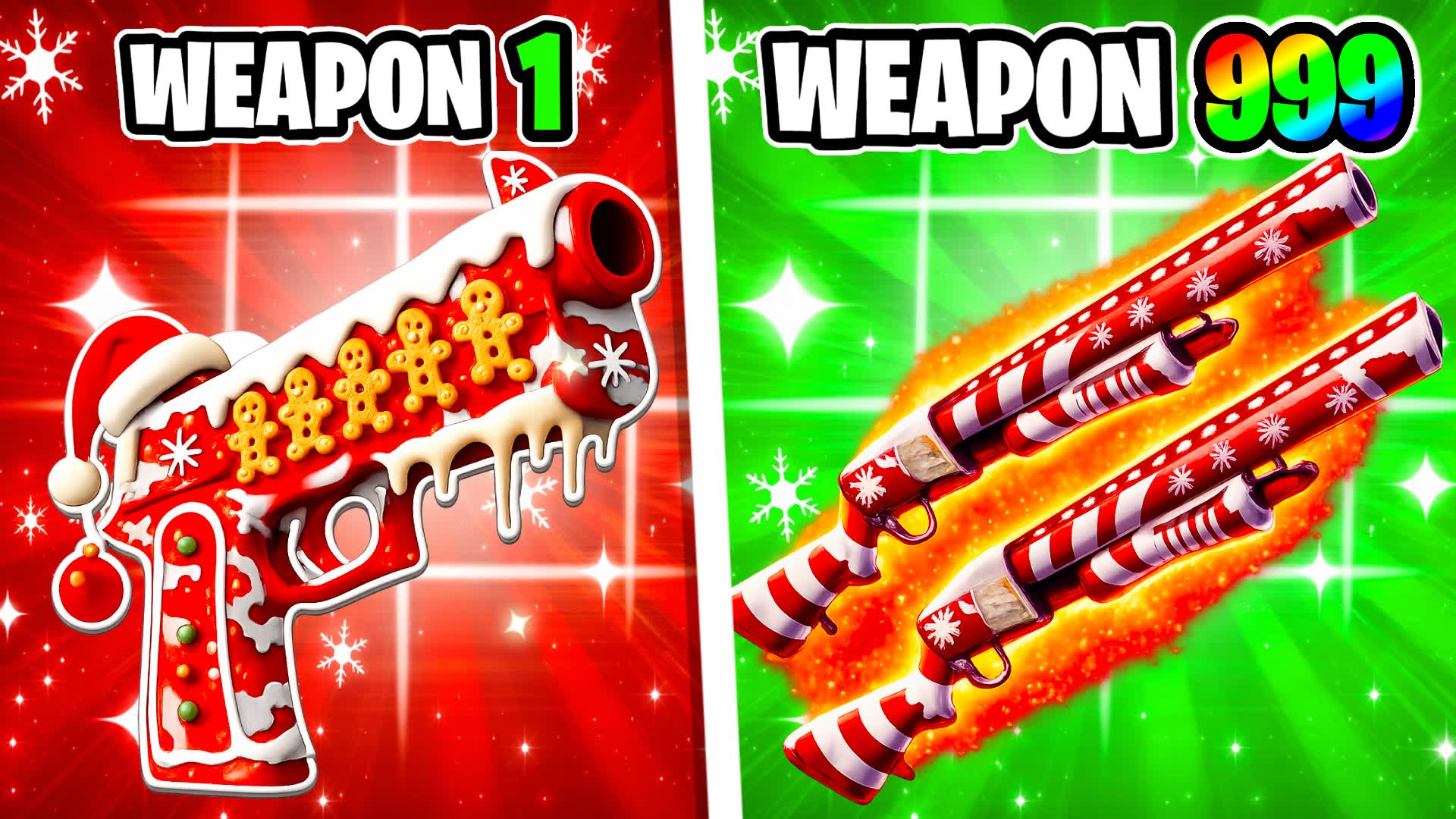 ❄️CHRISTMAS GUN GAME🔫ONE SHOT🎯