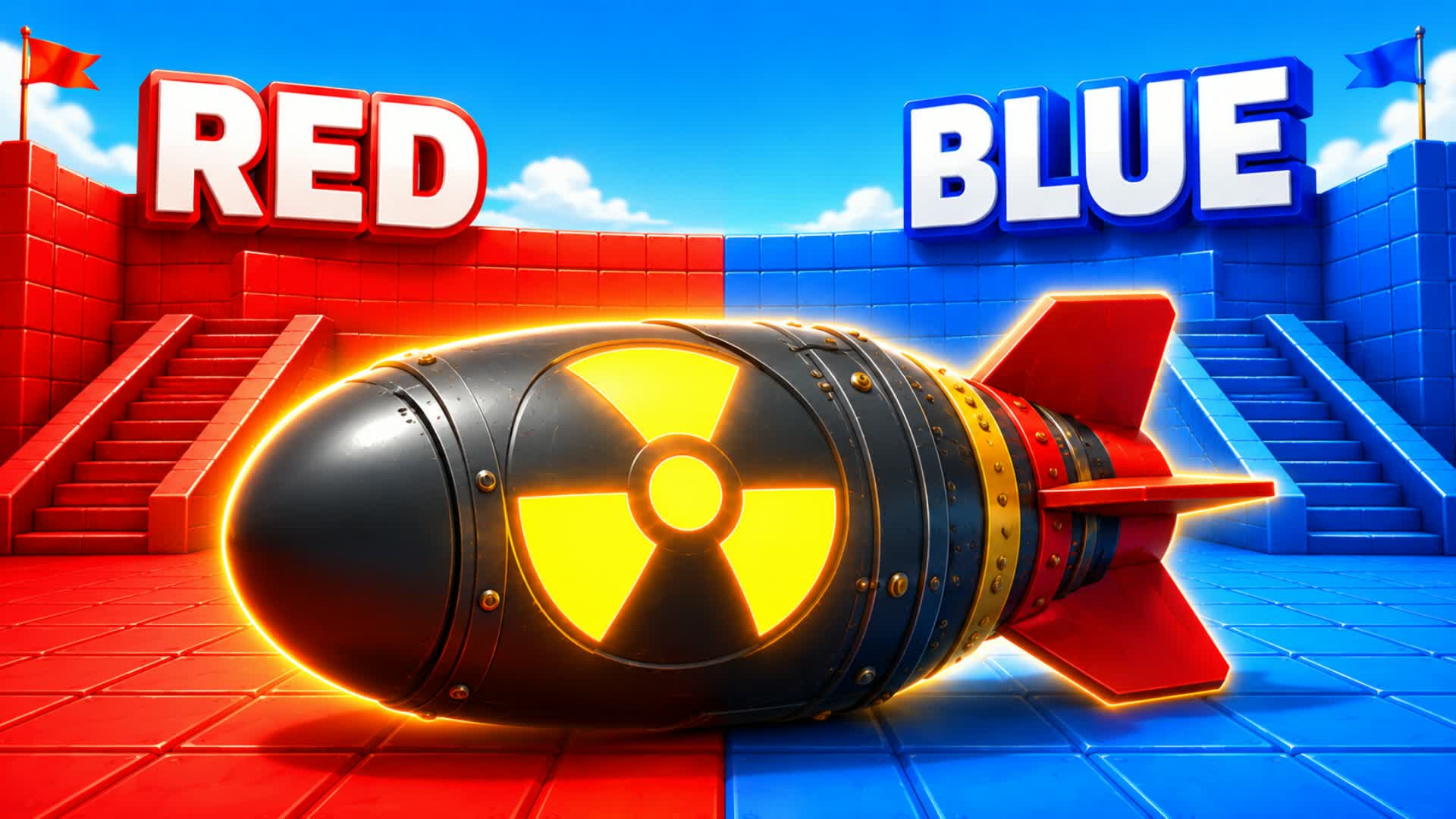 NUKE RED VS BLUE🔴🔵 STAR WARS BATTLE