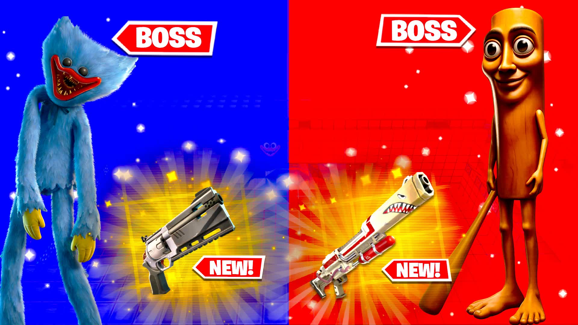 CRAZY TUNG vs HUGGY RED vs BLUE