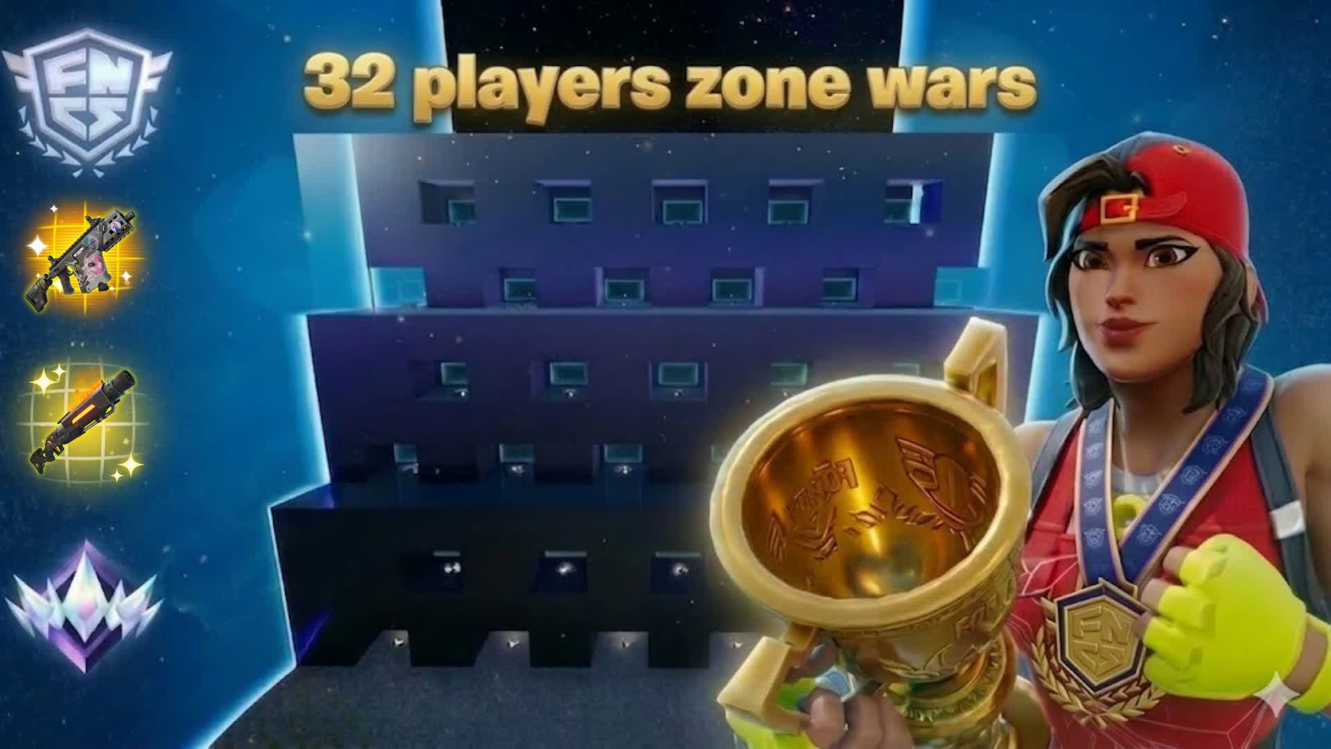 32 PLAYER ZONE WARS PRO [ Ω ]