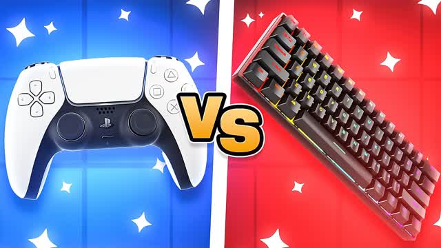 SUPER CONTROLLER VS KEYBOARD🔴🔵