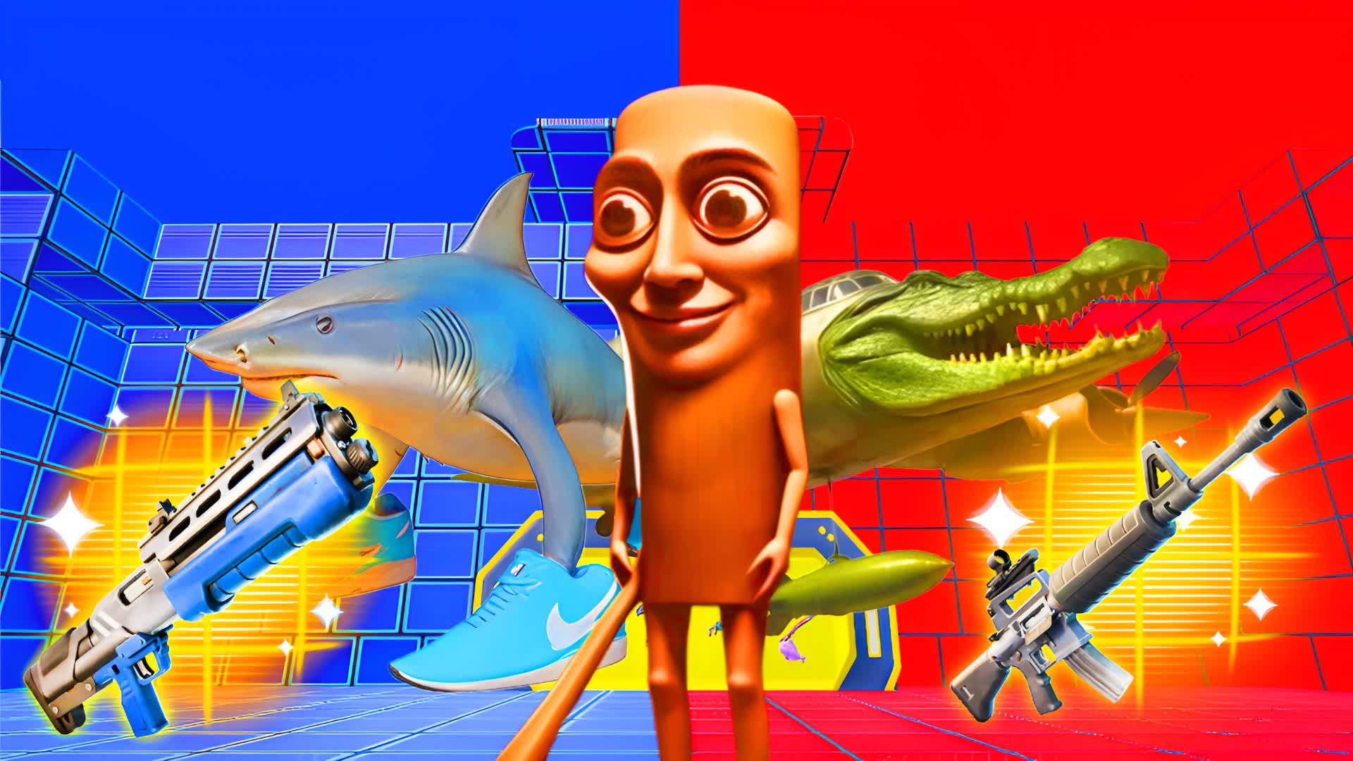 SUPER RED VS BLUE 🔵🔴BRAINROT🧠