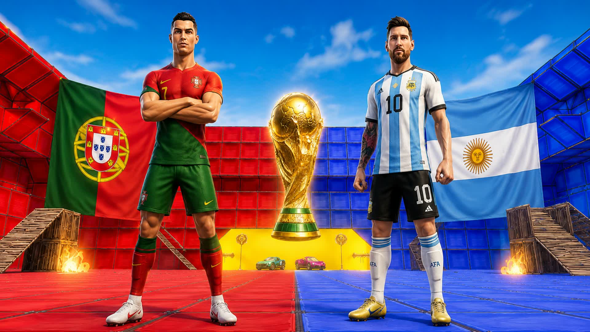 RED VS BLUE 🔴🔵 COPA FUTEBOL