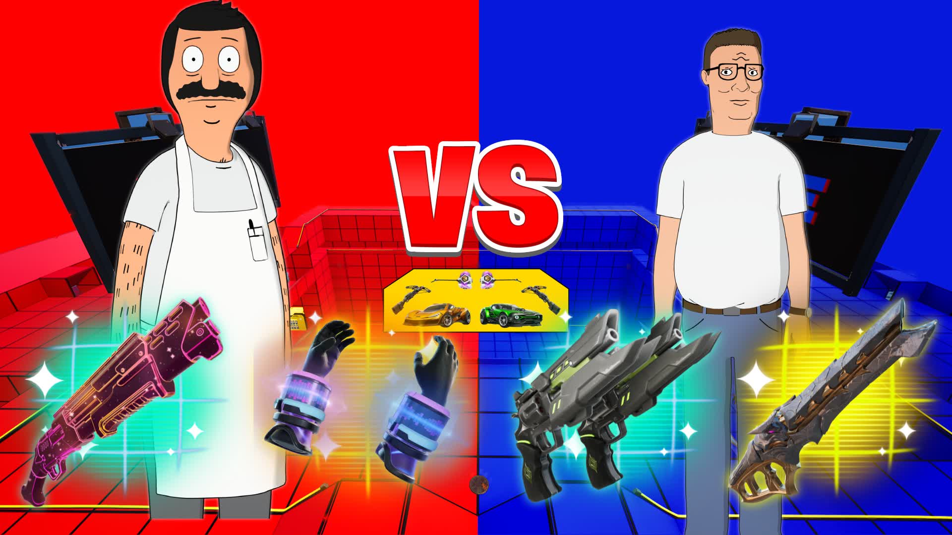 CRAZY RED VS BLUE🔴🔵[UPDATED]