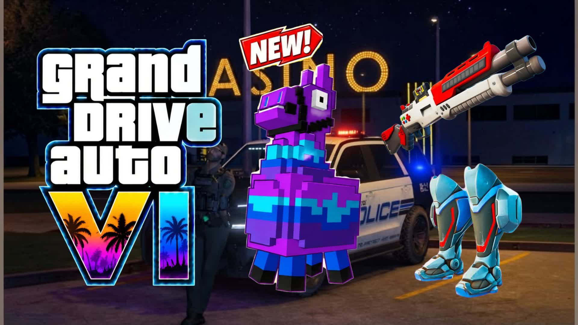 GRAND 7 DRIVE FIGHTING — Fortnite island 1127-1408-6858 by 88pv