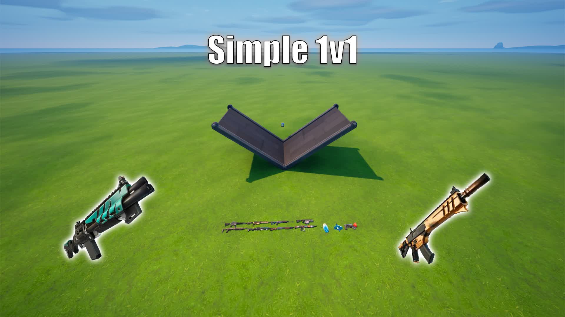 Simplistic 1v1 9453-9836-7924 by jduuuken - Fortnite Creative Map Code ...