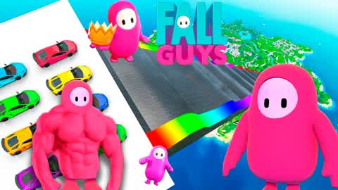 🔴Fall Guys Mega Ramp🔴