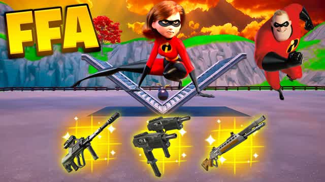 🦸‍♂INCREDIBLES 1V1 FFA BUILD FIGHTS💥