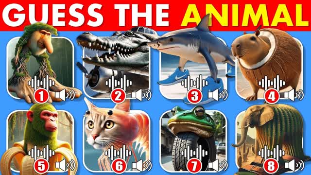 Guess The ITALIAN BRAINROT Animals Memes