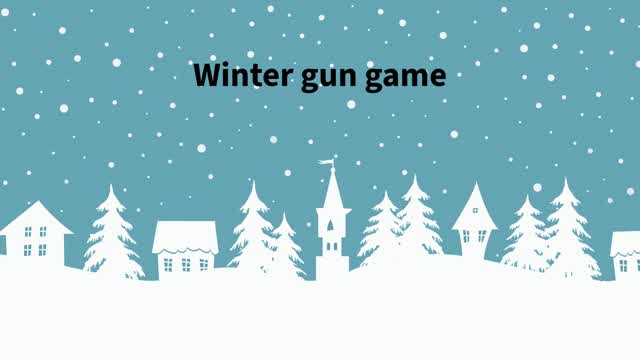 Winter gun game