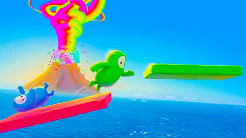 🌈 RAINBOW ISLAND 🌋 COLOR SWITCH 2D