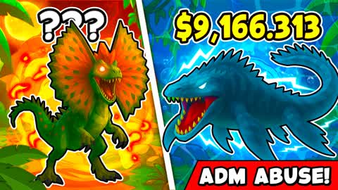 STEAL THE DINO [ADM ABUSE SUNDAY!]