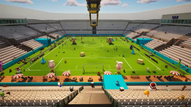 SOCCER STADIUM PROP HUNT / CACHE CACHE