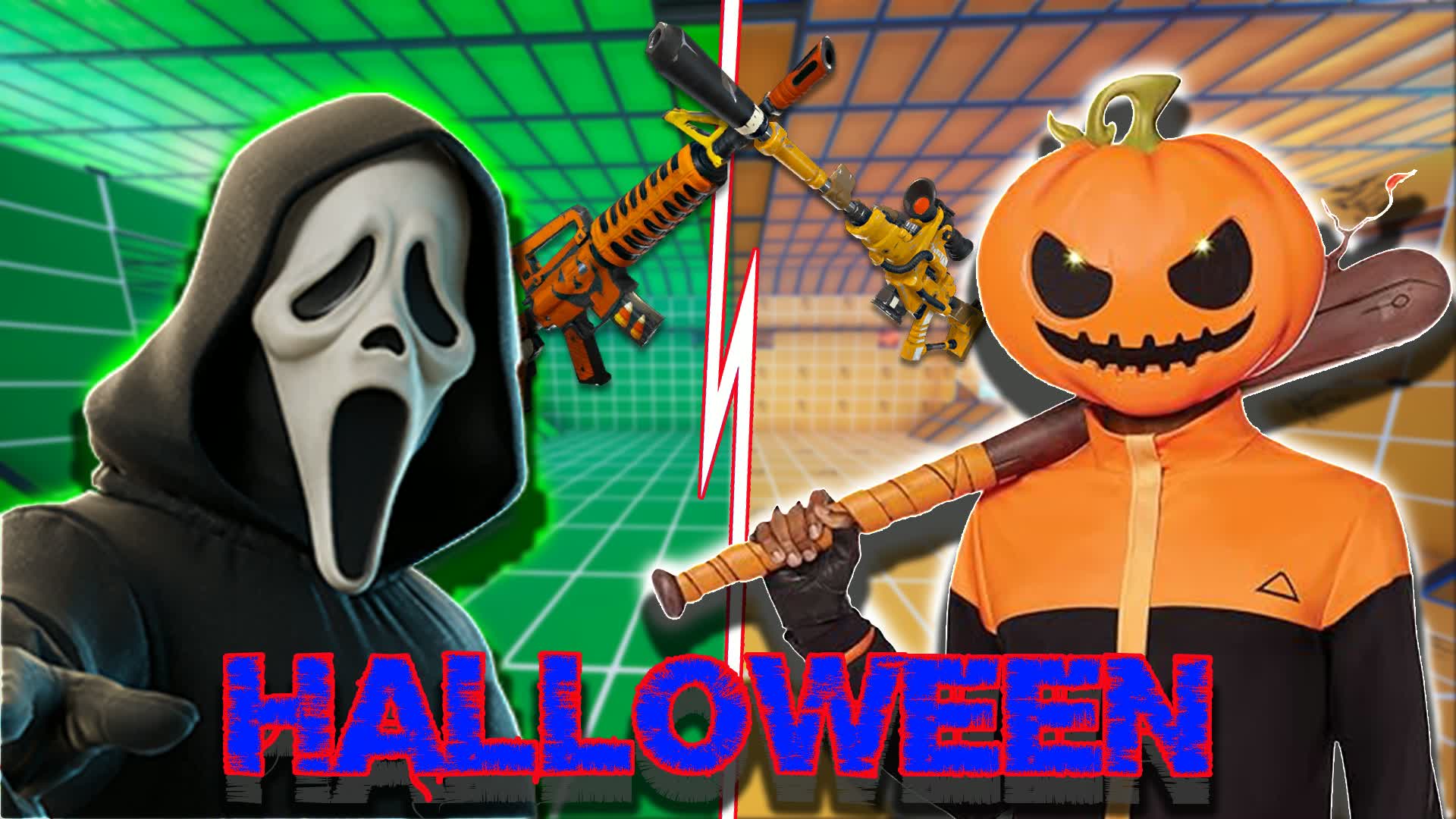 ハロウィーン グリーン vs オレンジ 🎃🎃 (ランク)