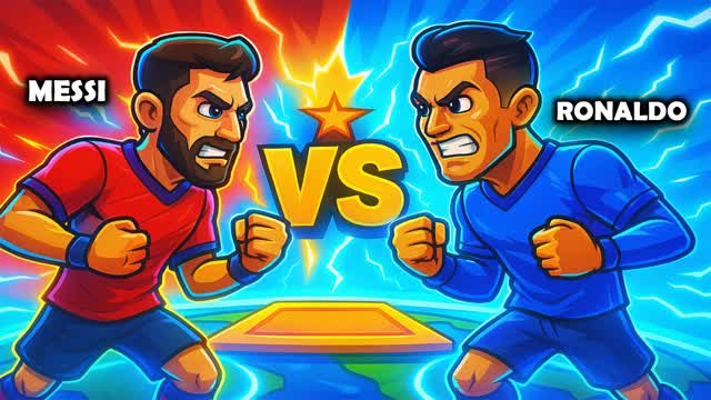 RONALDO VS MESSI - RED VS BLUE 🔴🔵