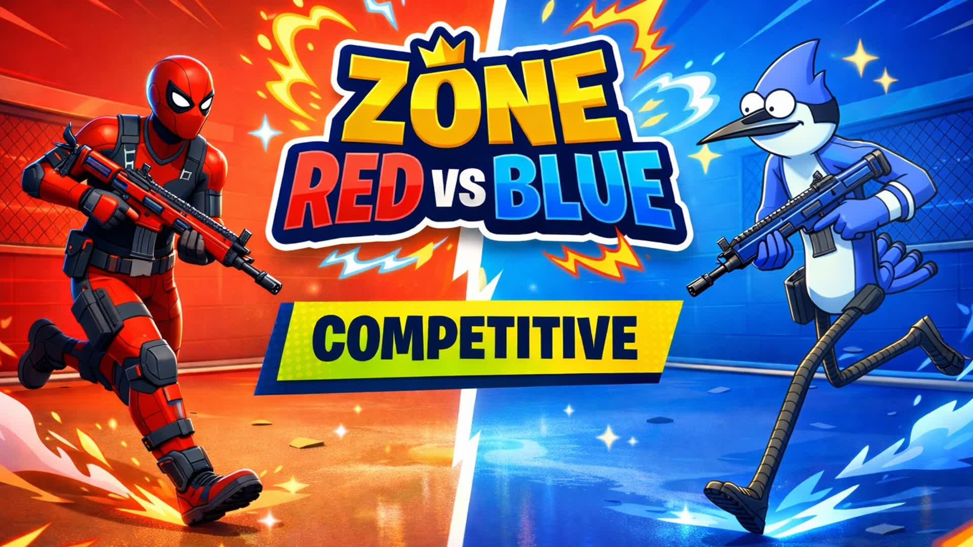 ZONE RED VS BLUE COMPETITIVE