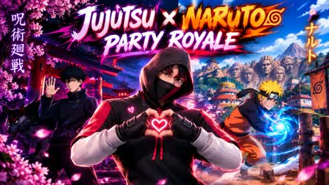 ❤️🍣Jujutsu x Naruto Party Royale🍣❤️