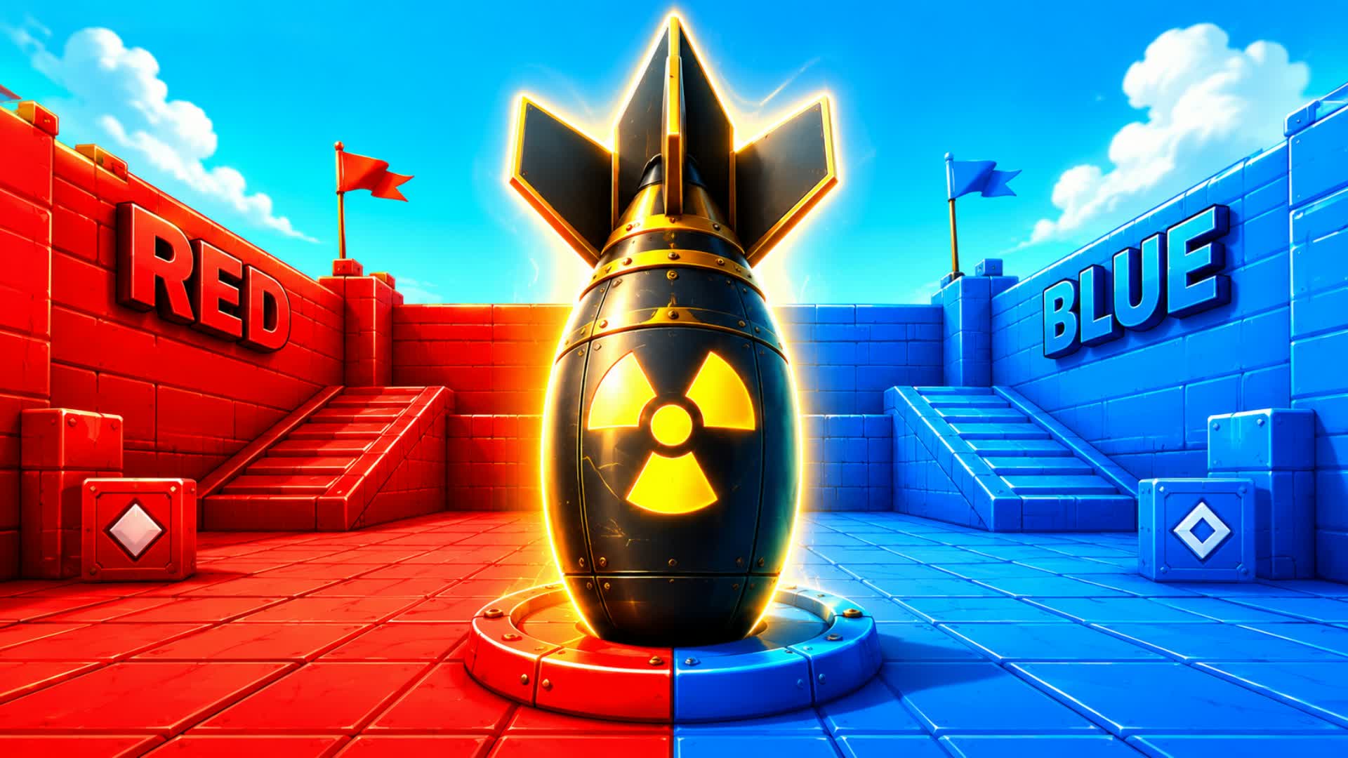 NUKE RED VS BLUE🔴🔵 GEN Z BATTLE