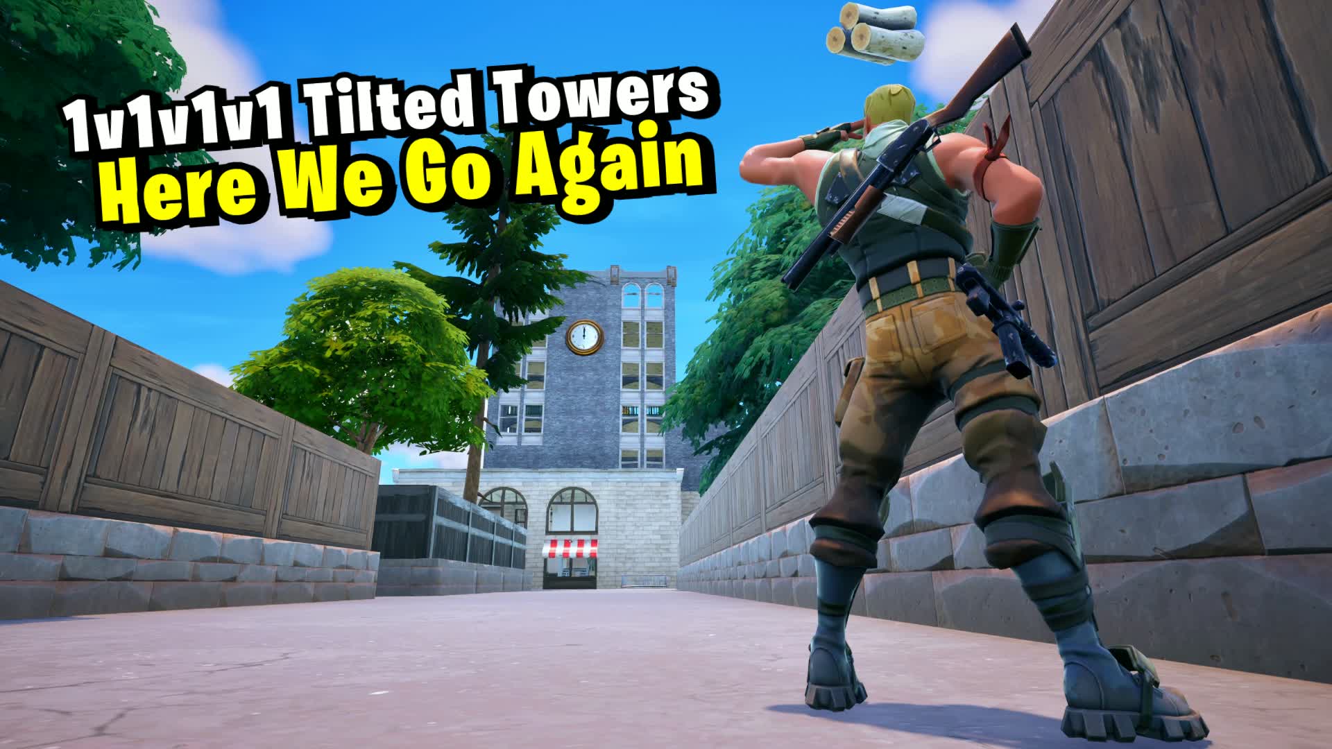 1v1v1v1 傾いたタワー(再戦)