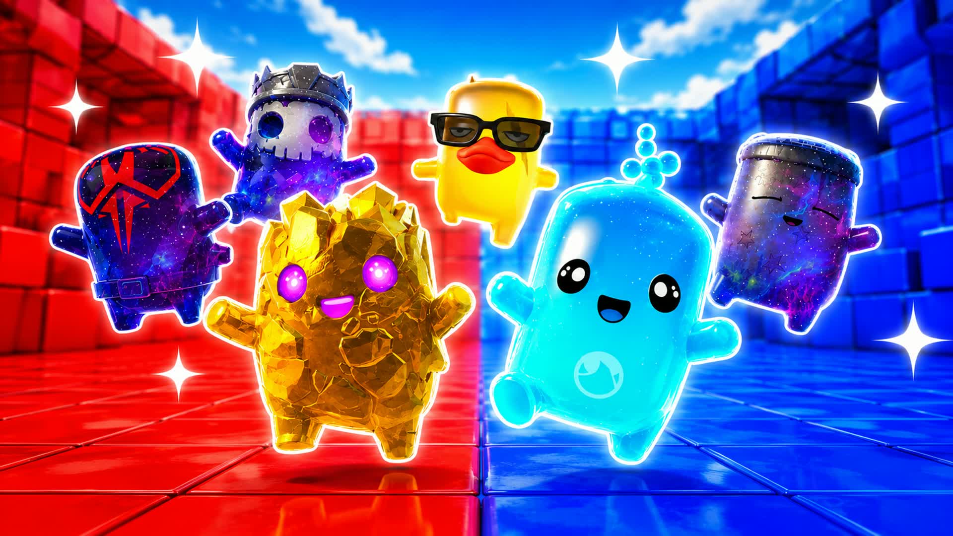 RED VS BLUE TITAN STRIKE 🔴🔵