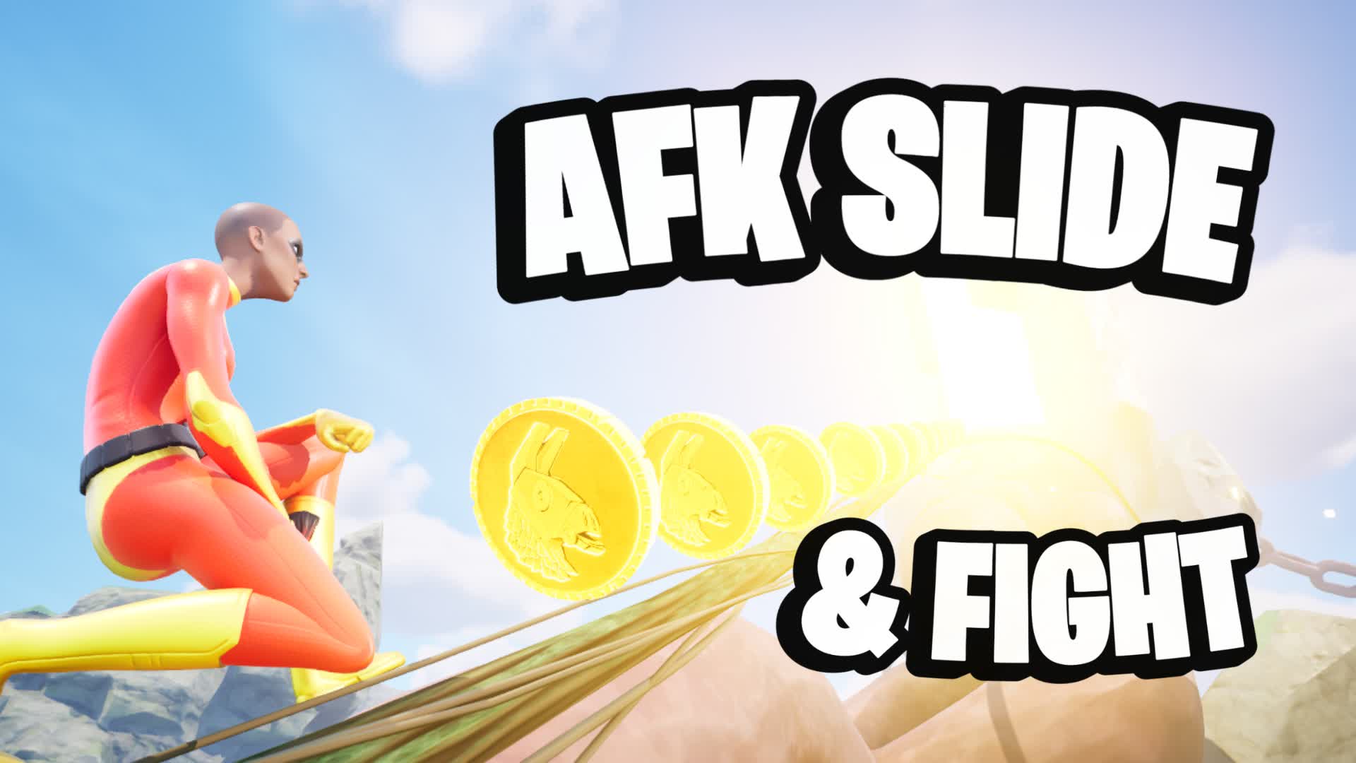Slide Fight SUPER SLIDE & FIGHT 2860-7726-0603 by djangow - Fortnite Creative Map ...