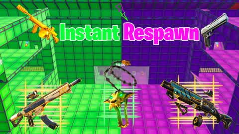 SUPER💚GREEN VS PURPLE💜INSTANT RESPAWN