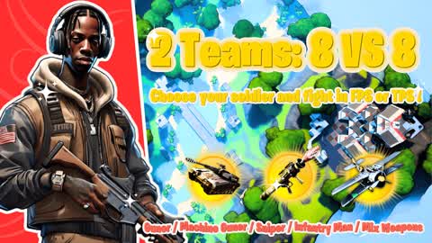 🔴World at War - BattleGround / 8 VS 8🔵