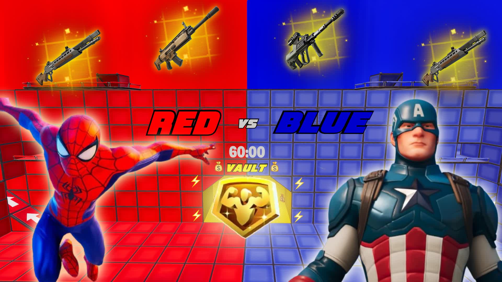 MEGA CRAZY 🔴REDvsBLUE🔵