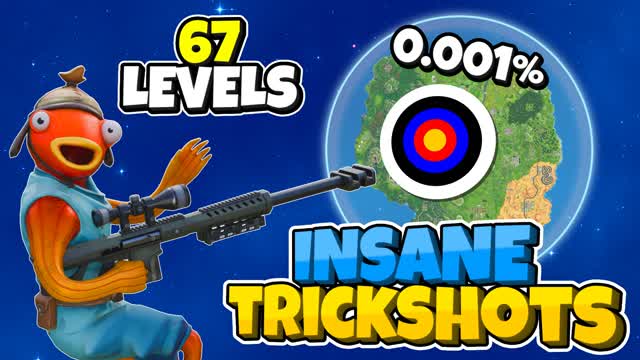 INSANE TRICKSHOT PARKOUR 🎯 67 LEVELS