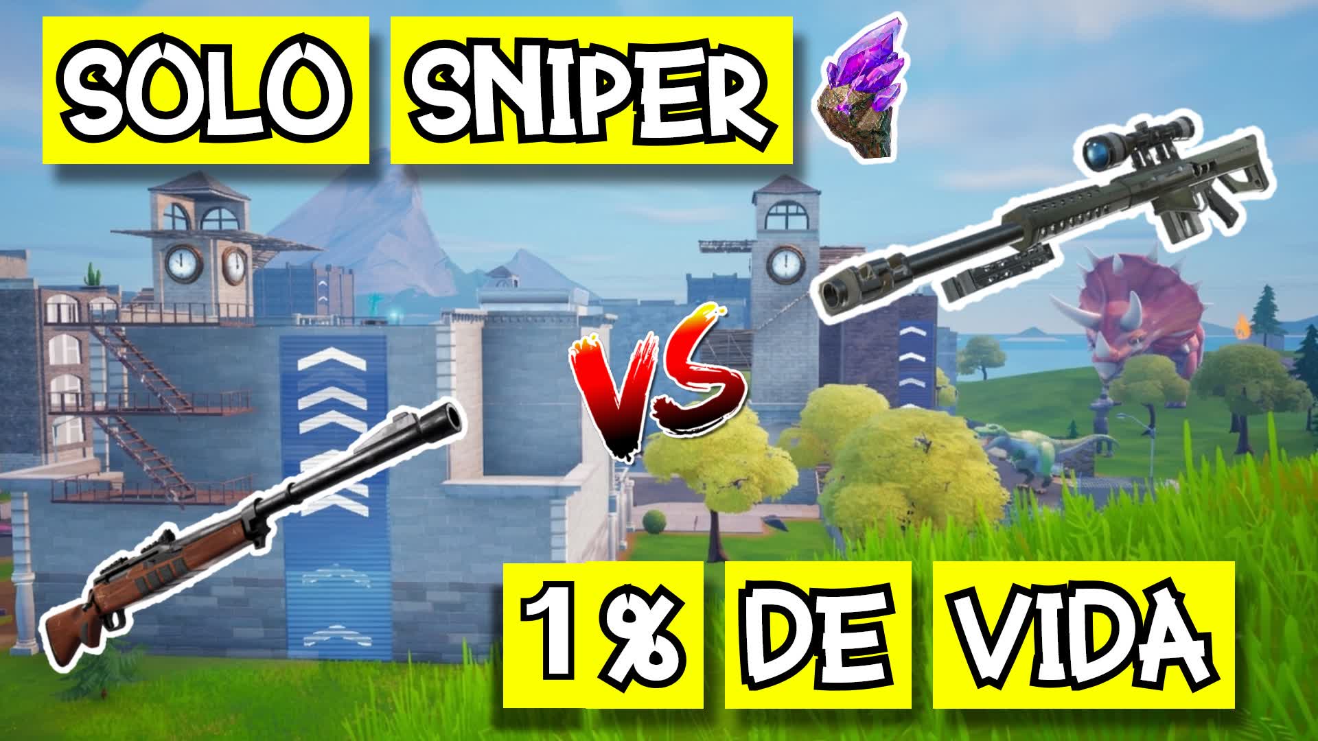 ⭐SOLO SNIPER 1% DE VIDA⭐