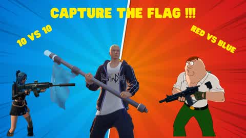 CRAZY RED VS BLUE CAPTURE THE FLAG