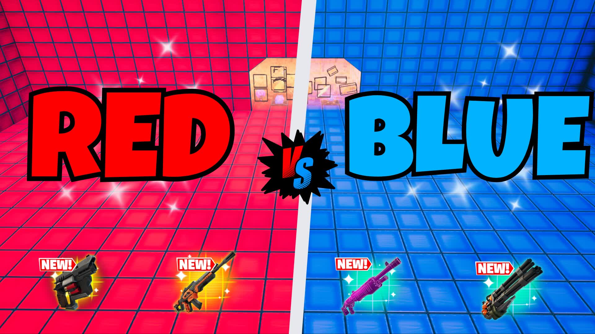 MEGA CRAZY RED VS BLUE GAME 🔵🔴 1752-8841-3910 by devicerx - Fortnite ...