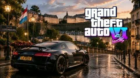 GRAND THEFT AUTO DRIVE CAR 🌴🌴 GTA 6 🌴