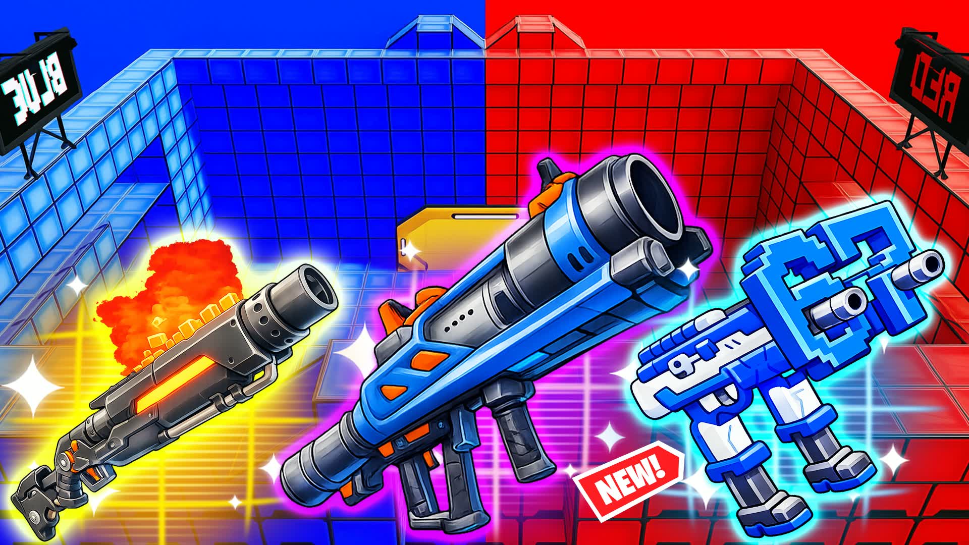 戦場 RED vs BLUE 🔴🔵 [NEW UPDATE]