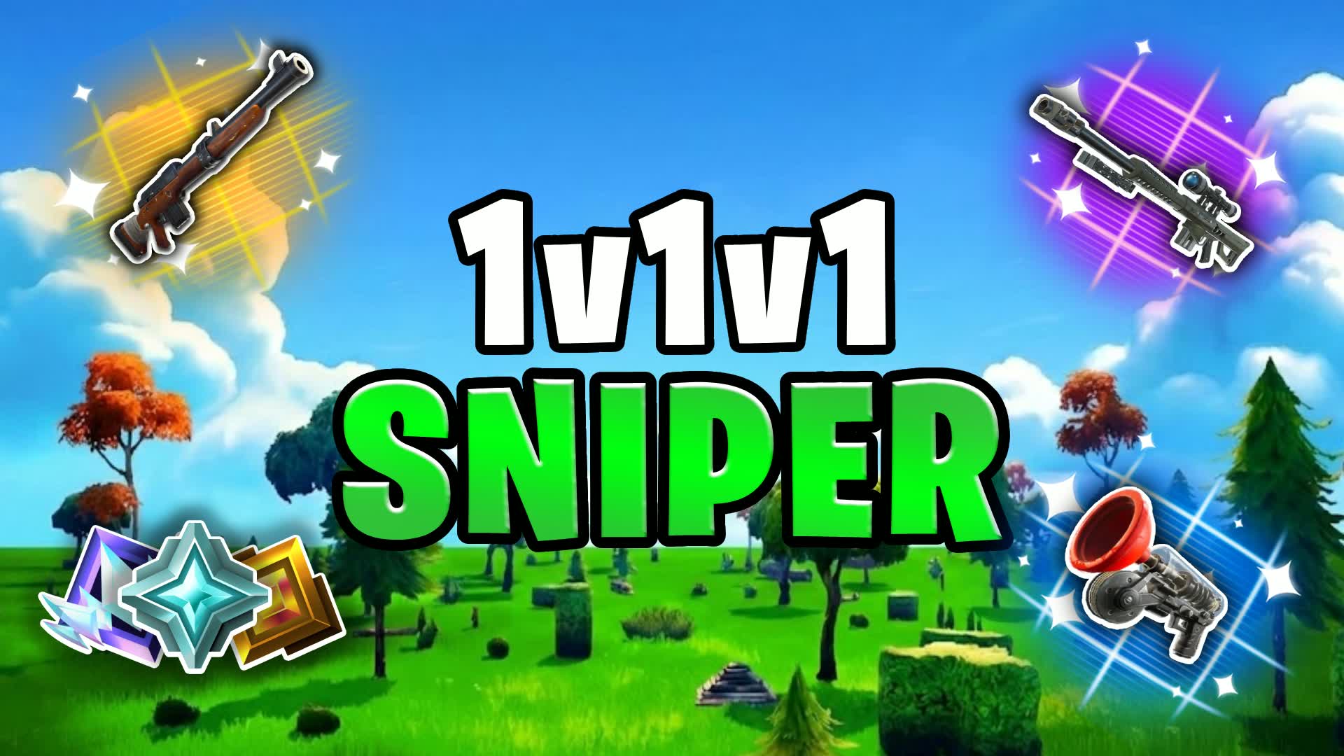 1V1V1 Sniper Ranked OG FFA