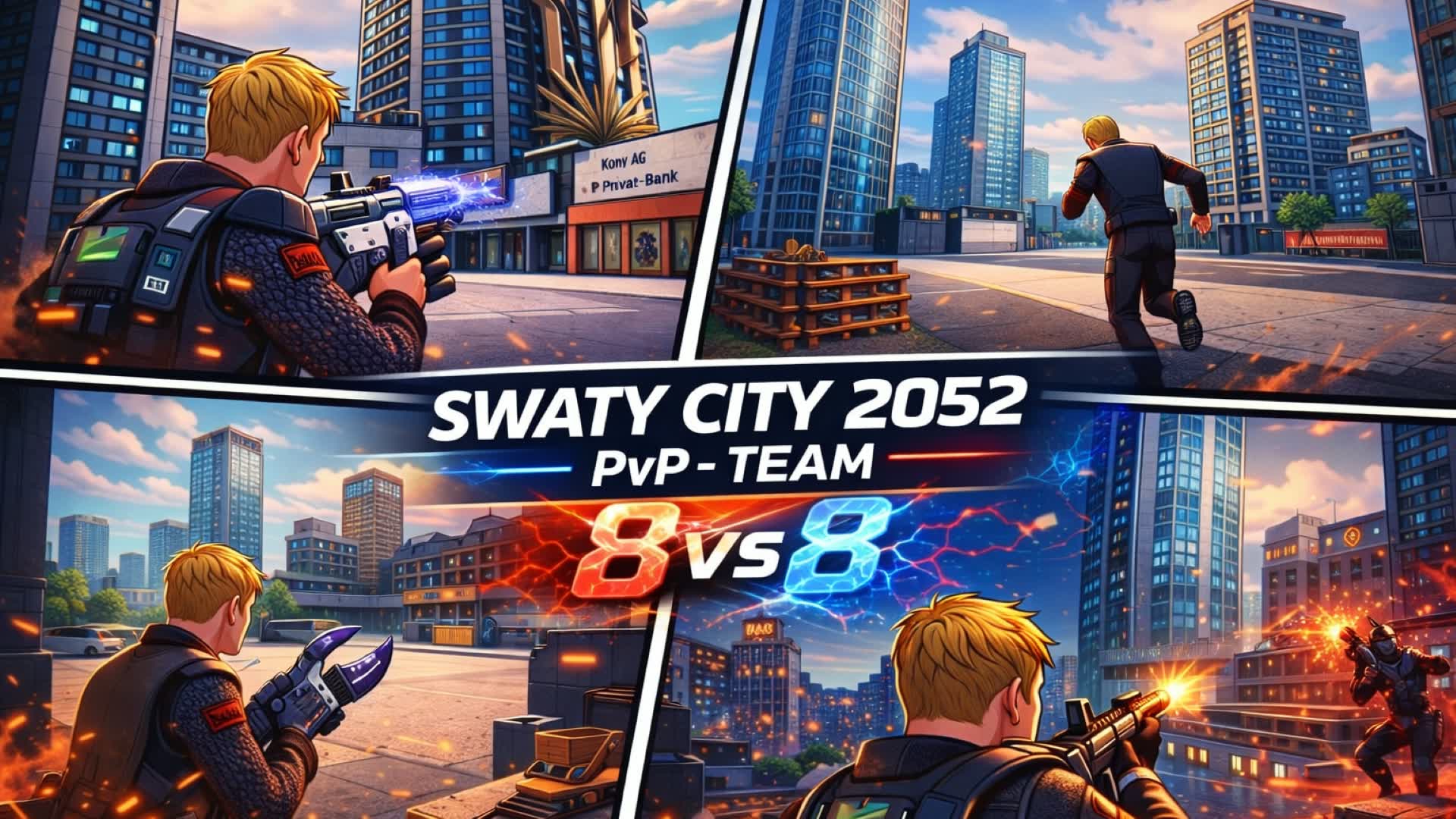 Swaty City 2052 PVP TEAM 8vs8